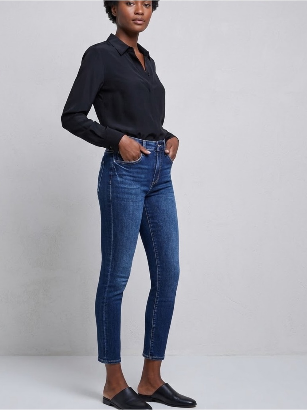 L'AGENCE Margot High Rise Skinny Crop Jeans